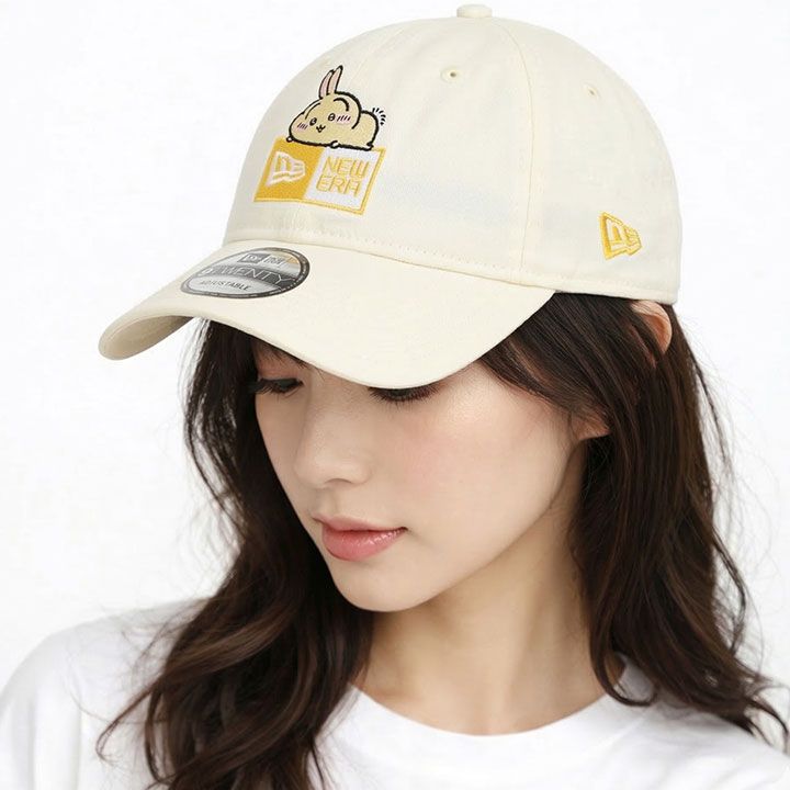 NEWERA × ちいかわ キャップ うさぎ キャラクター メンズ レディース