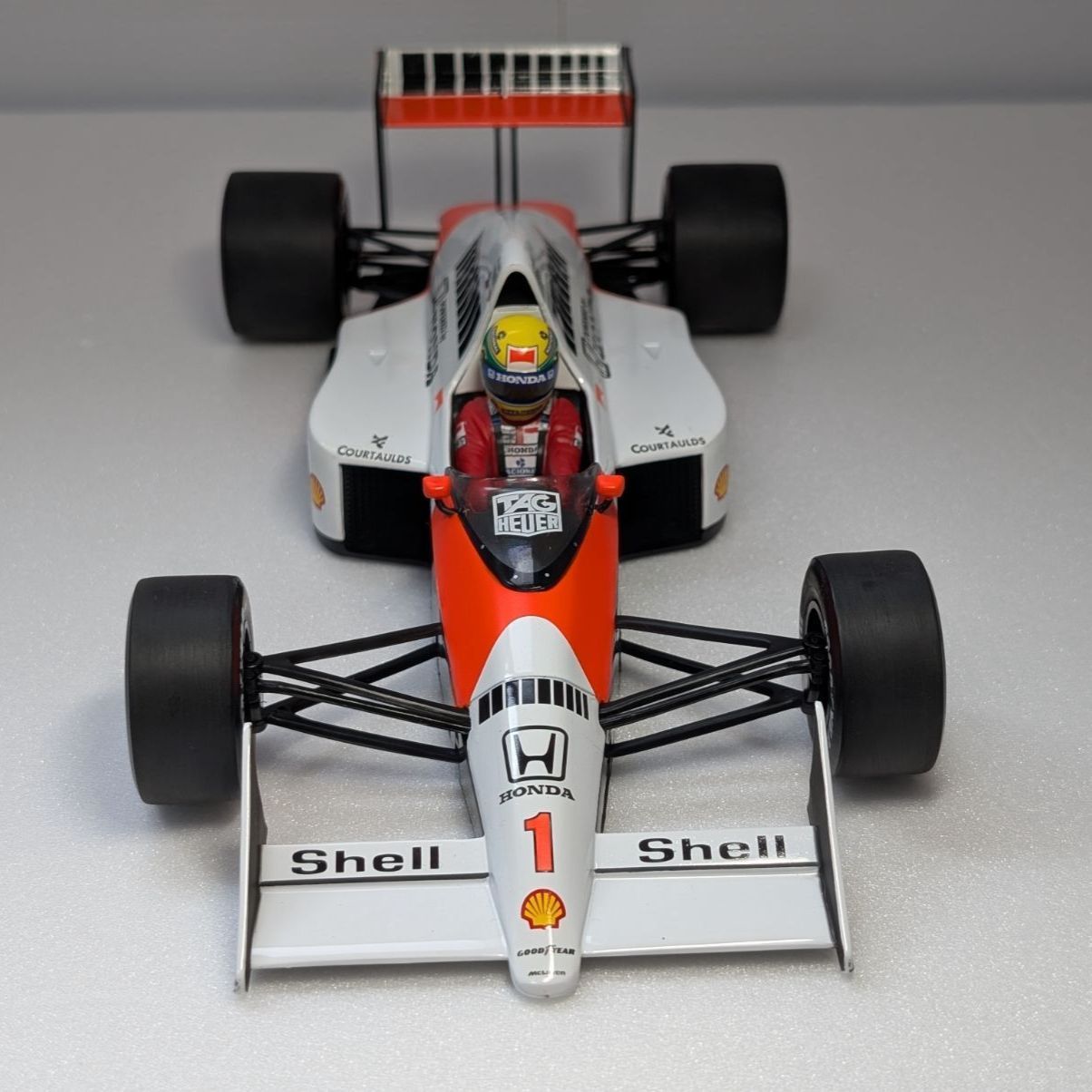 ■希少 ミニチャンプス 1/18 セナ マクラーレン MP4-5 1989■ 1/18 ミニチャンプス マクラーレンMP4/5 アイルトン・セナ 1989年 F1
