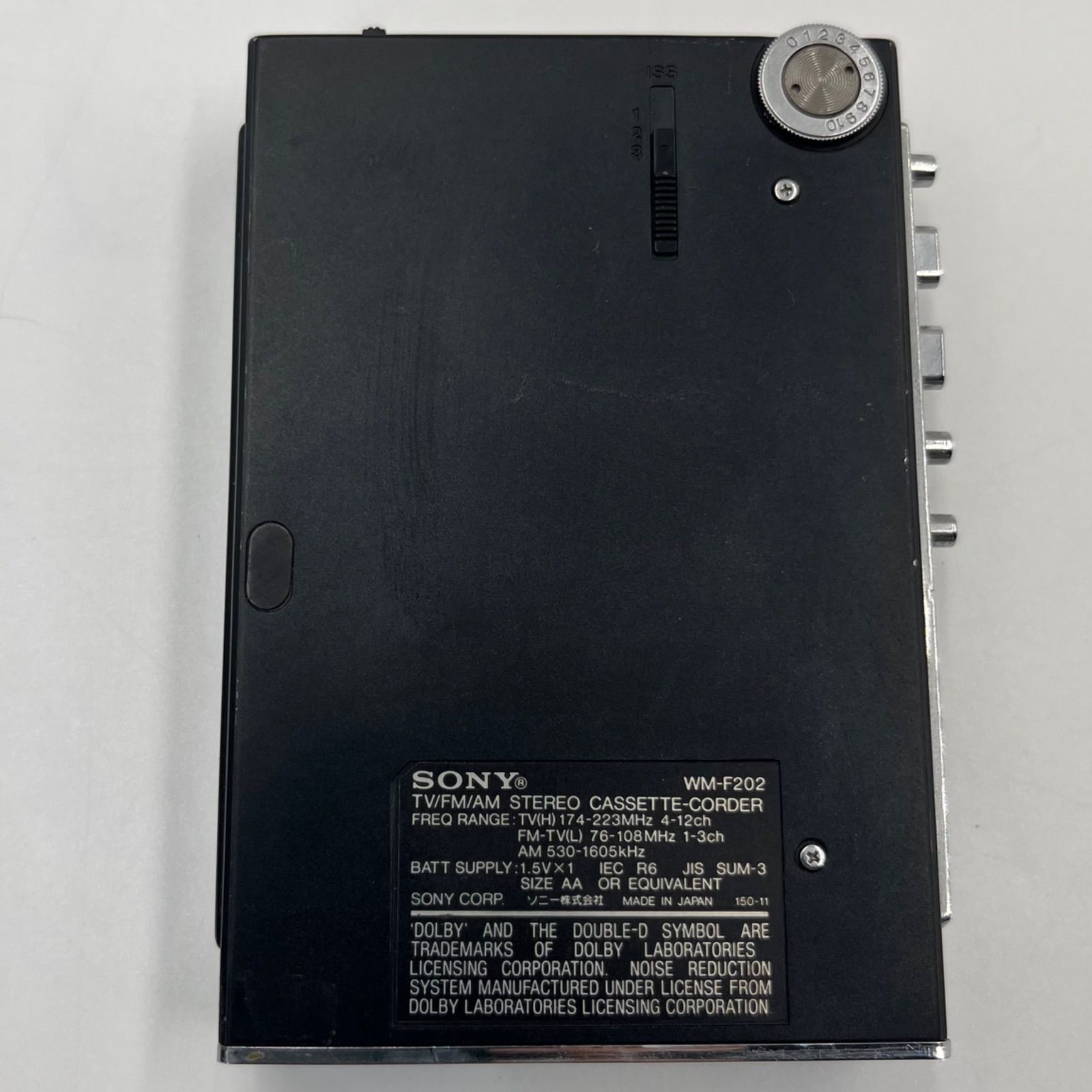 ジャンク品】SONY/WM-F202/ソニー/カセットウォークマン/動作未確認