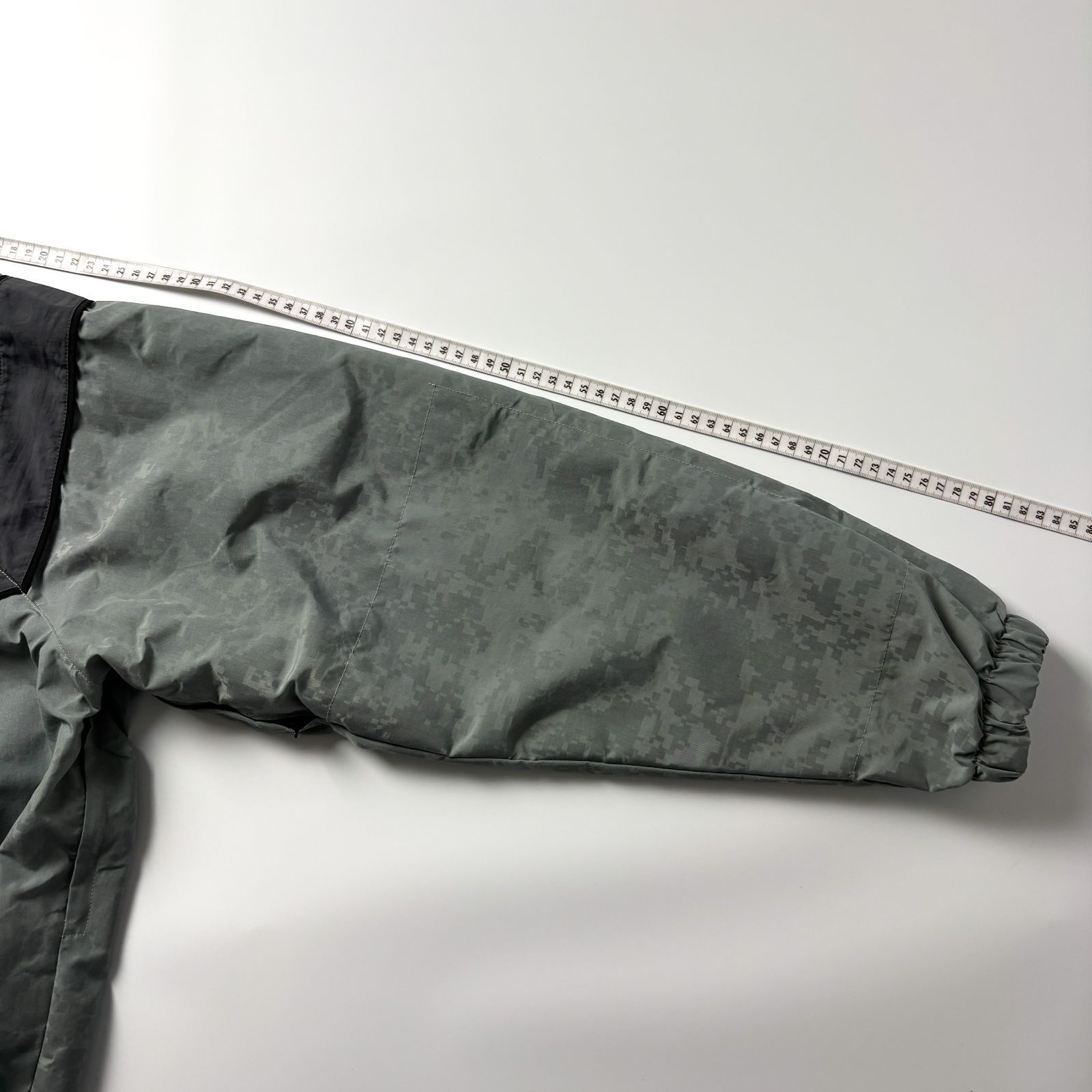 US ARMY IPFU ナイロンジャケット グレー M デジカモ リフレクター 米 