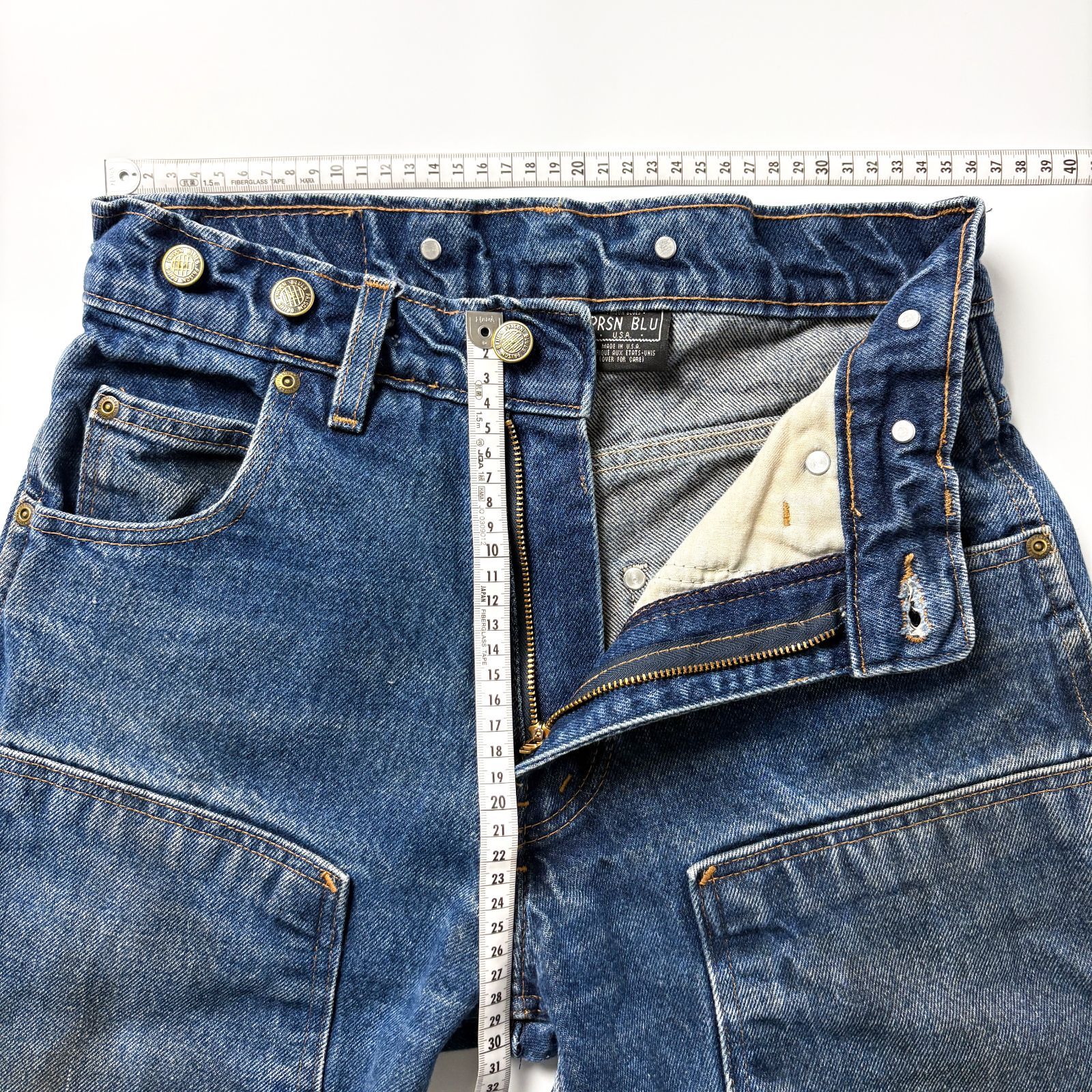ダブルニー デニム ペインターパンツ W29 L32 インディゴ ワークパンツ