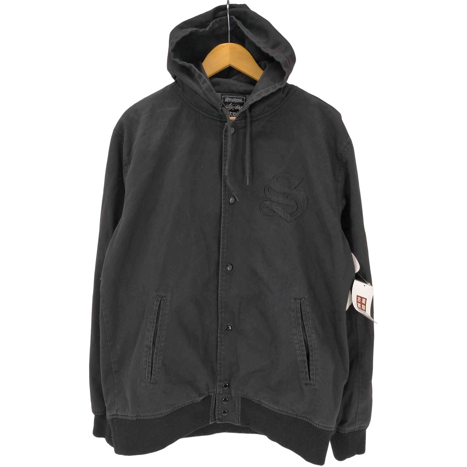 ステューシー Stussy INTERNATIONAL TRIBE Sロゴ 刺繍 コットン 