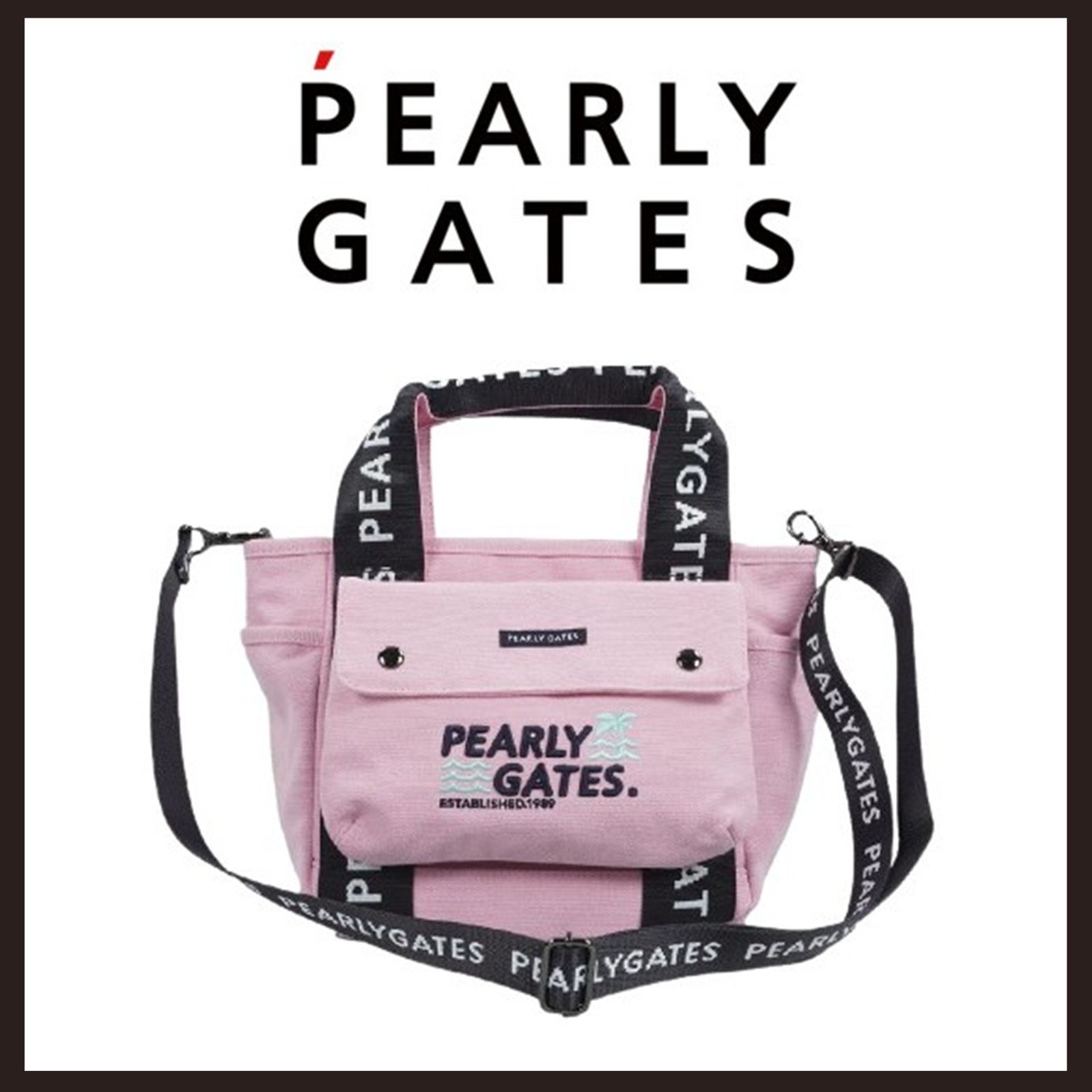 新品未使用 PEARLY GATES（パーリーゲイツ） 3WAY ペールカラー ロゴ 