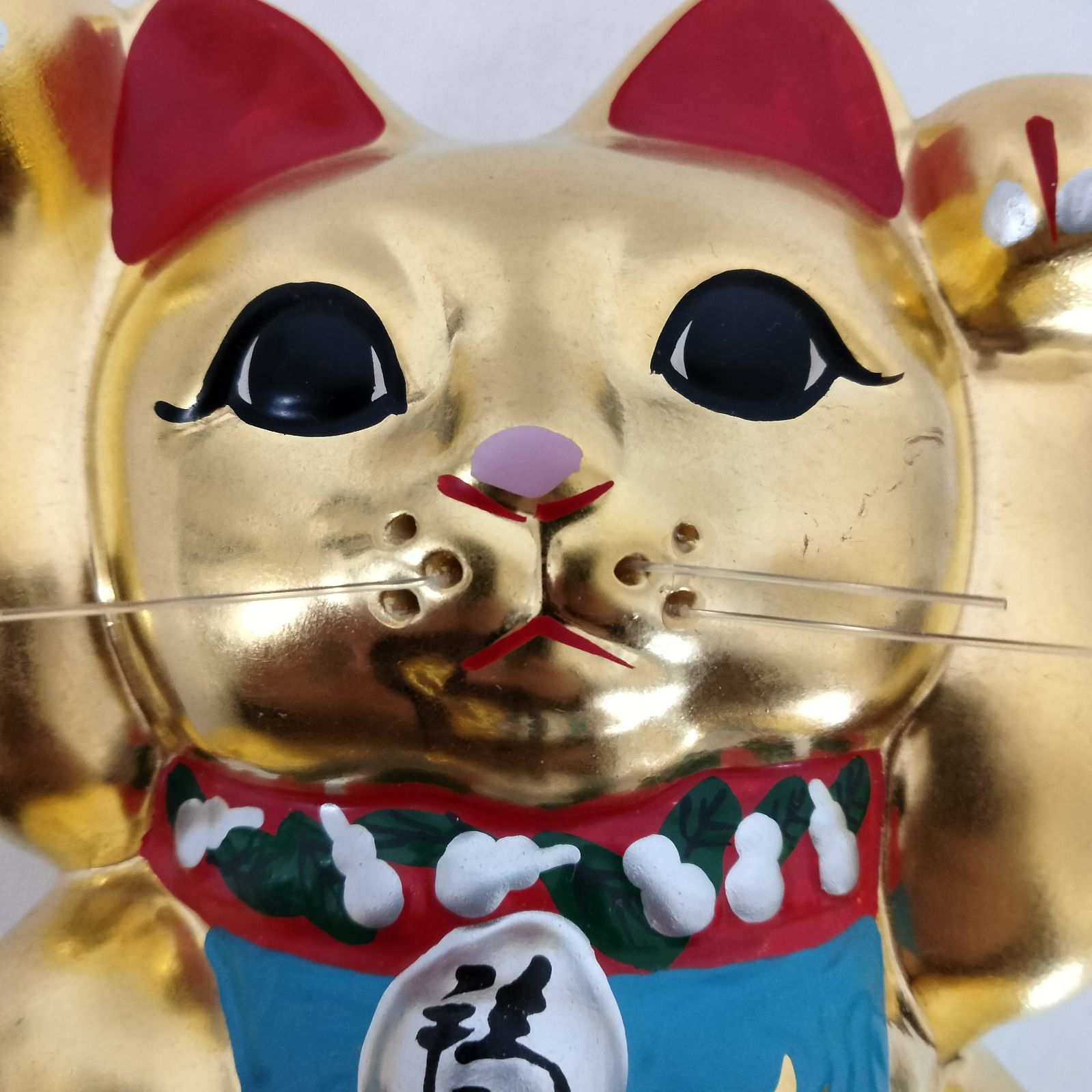 貯金箱 招き猫 置物 金運 開運 縁起物 三毛猫 特大 商売繁盛 風水