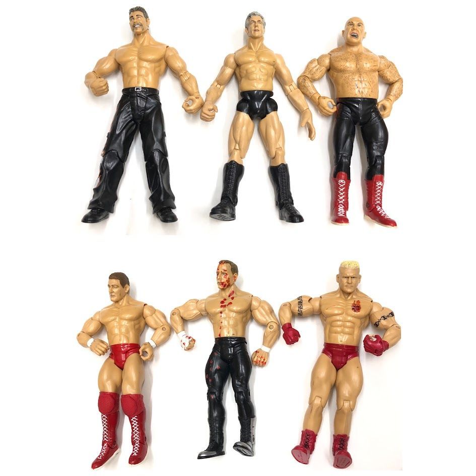現状品】プロレス レスラー フィギュア WWE WWF 大量46体まとめセット