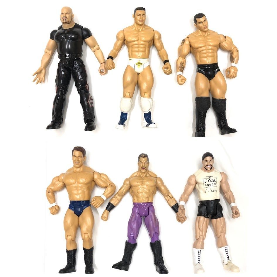 現状品】プロレス レスラー フィギュア WWE WWF 大量46体まとめセット