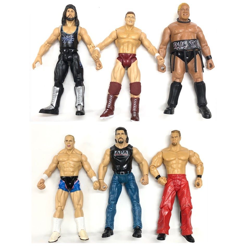 現状品】プロレス レスラー フィギュア WWE WWF 大量46体まとめセット