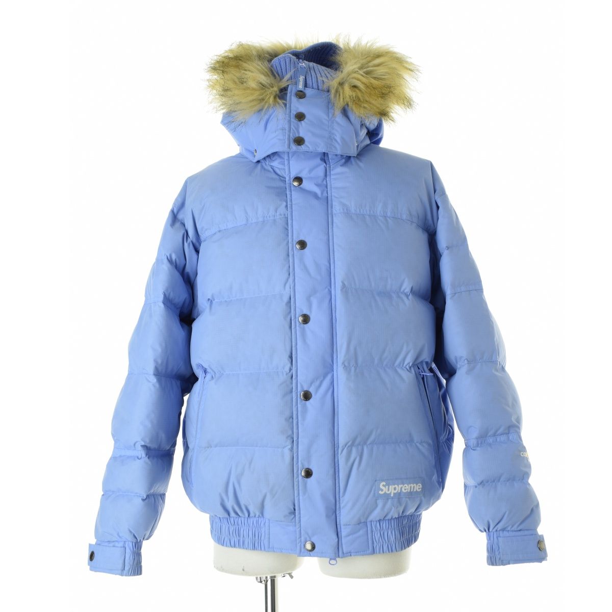 SUPREME 25AW 700-Fill ダウンジャケット SUPREME】25AW Facemask 700-Fill Down Puffer Jacket Light Blue
