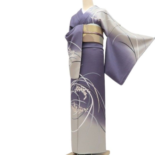 百華❀Y4740◇美品未着用 正絹 着物デザイナー 草野一騎落款 丹後 