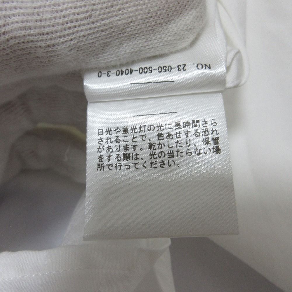 良品 23AW MUSE de Deuxieme Classe ミューズドゥドゥーズィーエムクラス BOWTIE シャツ ホワイト レディース 古着 中古 USED 良品 23AW MUSE de Deuxieme Classe ミューズドゥドゥーズィーエム