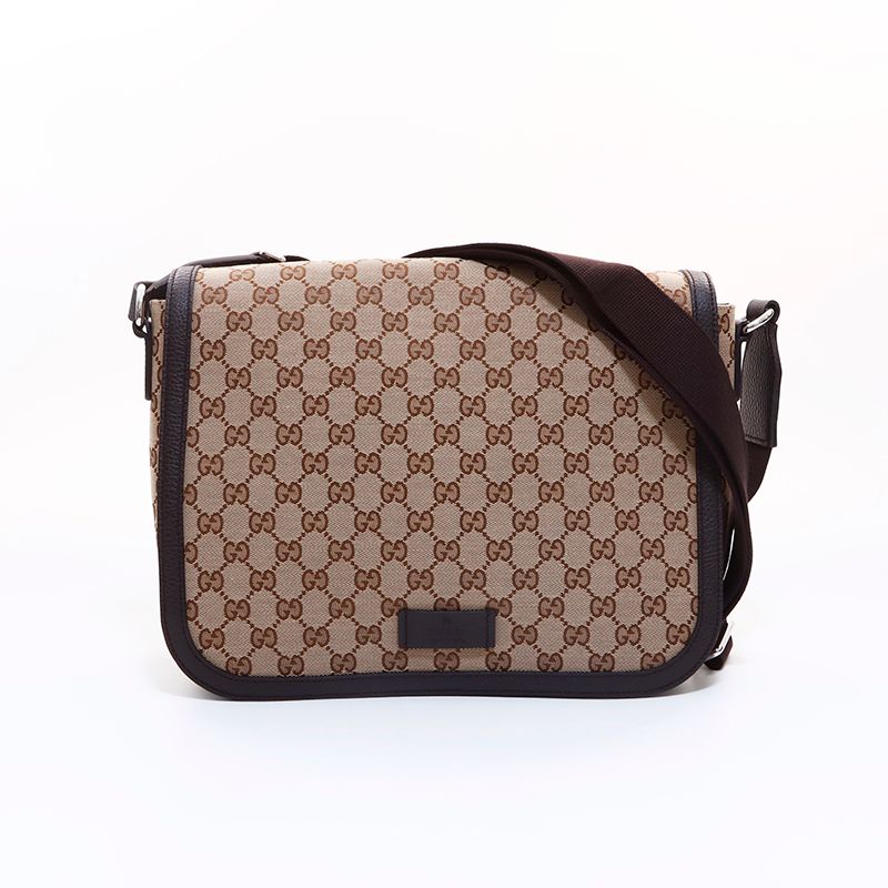 GUCCI グッチ ショルダーバッグ GG キャンバス メッセンジャー【中古