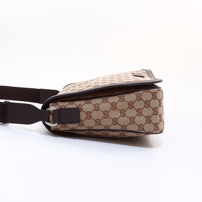 GUCCI グッチ ショルダーバッグ GG キャンバス メッセンジャー【中古