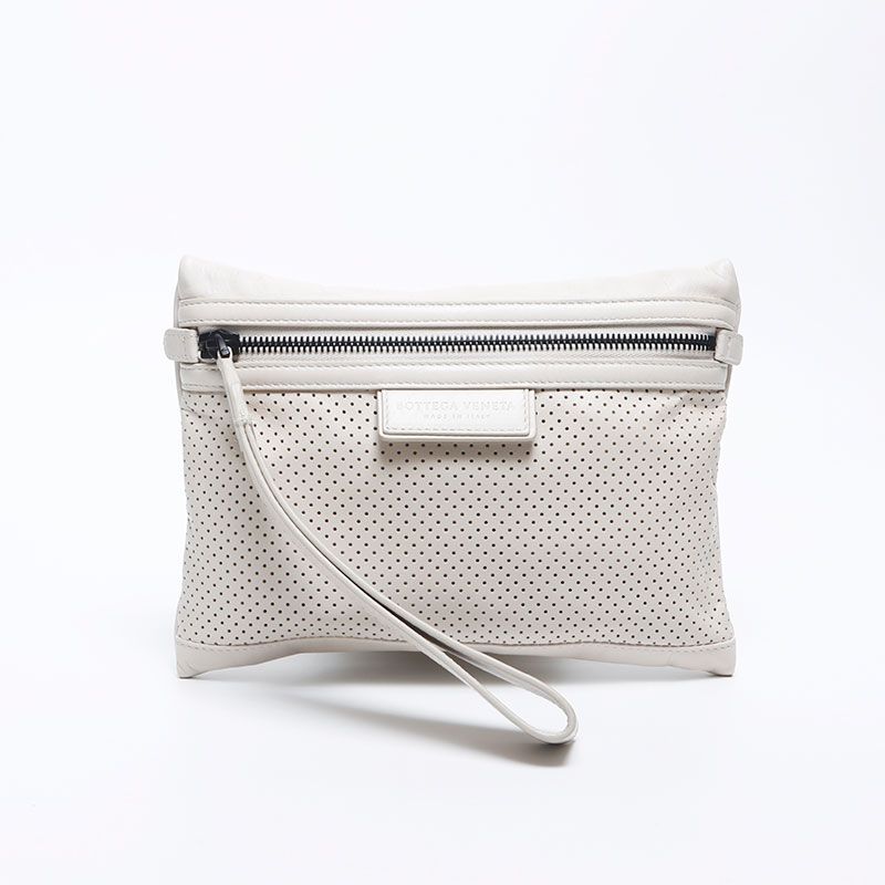 BOTTEGAVENETA ボッテガヴェネタ ハンドバッグ レザー パンチング 