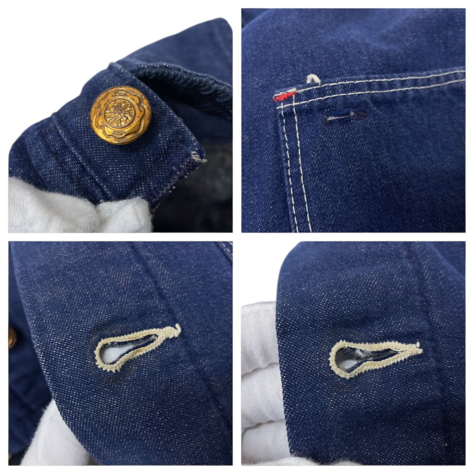 WRANGLER (ラングラー) デニムカバーオール チョアコート ブランケット 