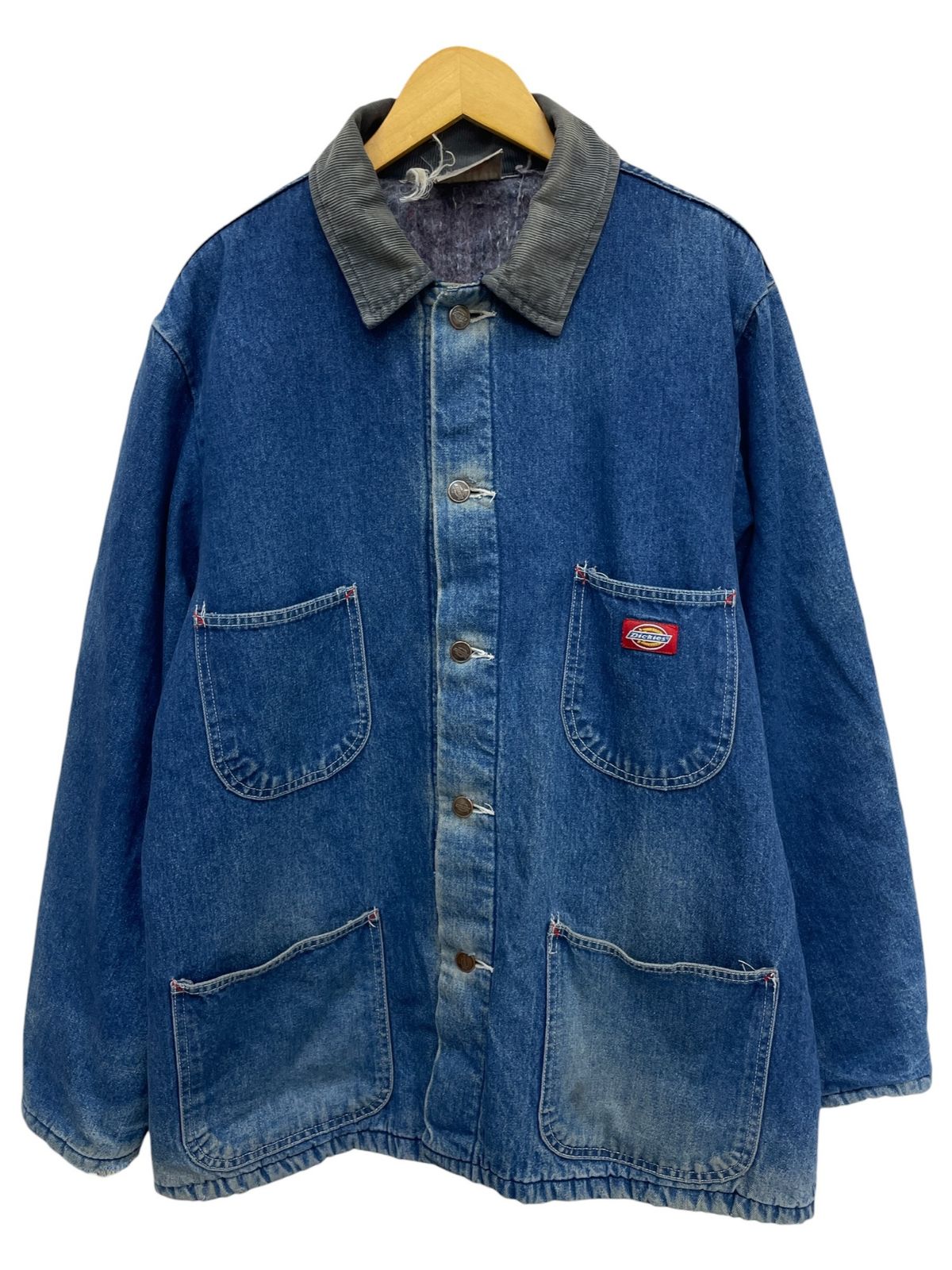 Dickies　デニム カバーオール チョアコート　ジャケット　ビンテージ DICKIES (ディッキーズ) デニムカバーオール チョアコート