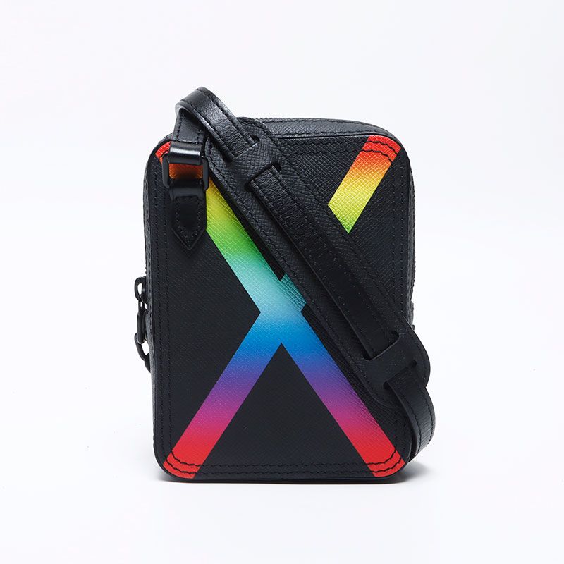ヴィトン LV タイガ レインボー ダヌーブ ショルダーバッグ【中古】 LOUIS VUITTON ルイ・ヴィトン ショルダーバッグ タイガ レインボー