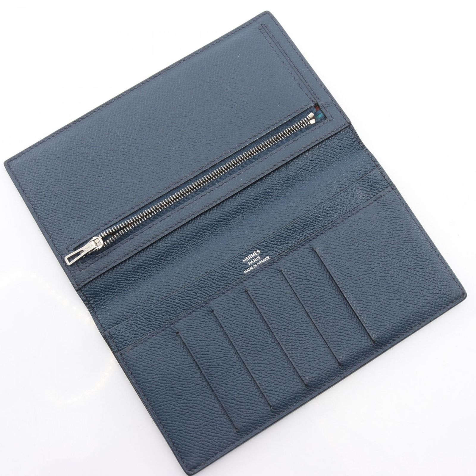 HERMES エルメス シチズン ツイル ロング シルクイン 二つ折り長財布 