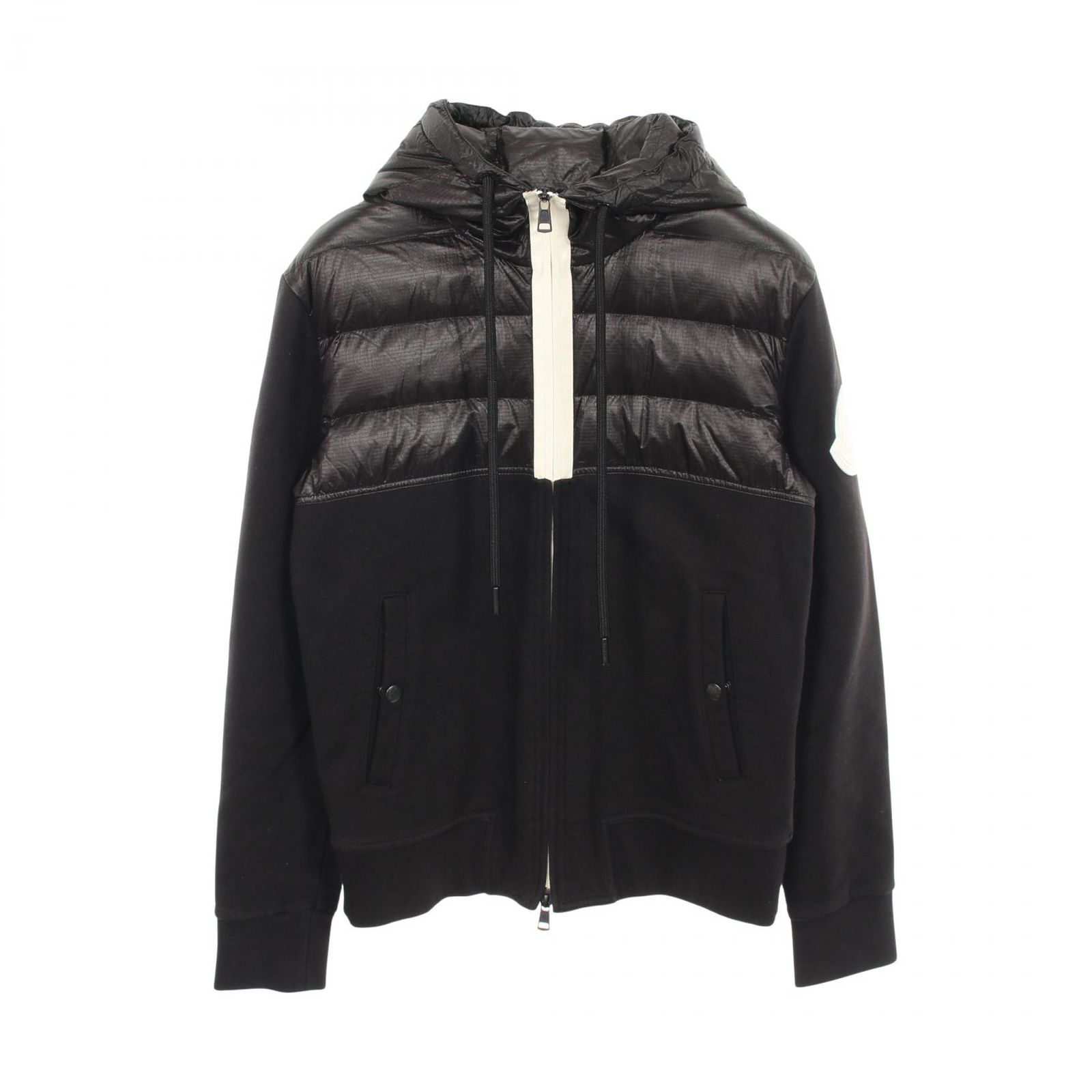 MONCLER モンクレール フード付き 切替 ダウンジャケット - メルカリ