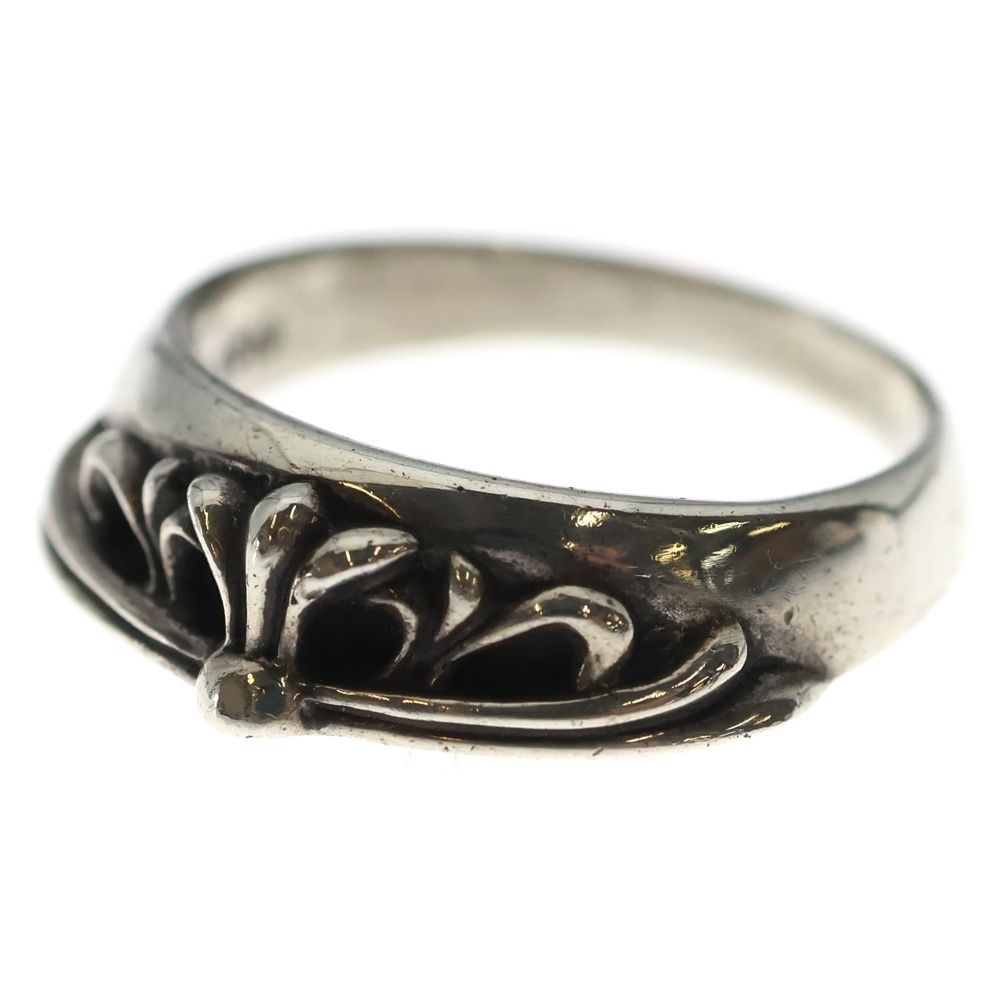 CHROME HEARTS (クロムハーツ) HALF Classic Floral CROSS RING ハーフ