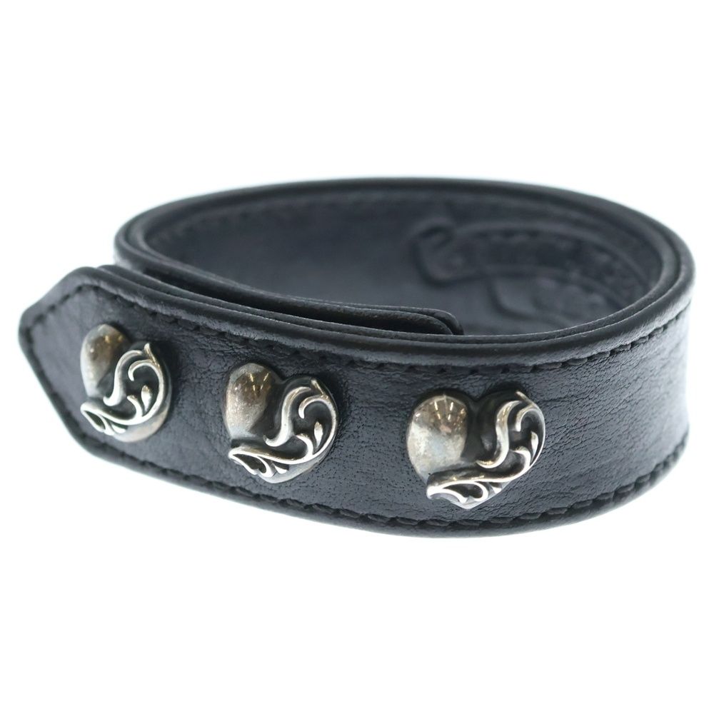 ■ Chrome Hearts ■ 3BTN2SNPハートブレスレット CHROME HEARTS (クロムハーツ) 3BTN 2SNP ハート 3ボタン2スナップ