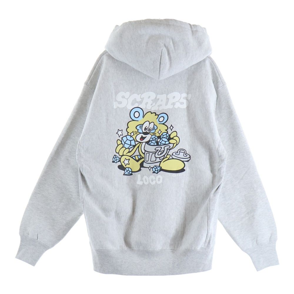 VERDY (ベルディ) ×LOCO SCRAPS HOODIE ロコ スクラップス 両面 