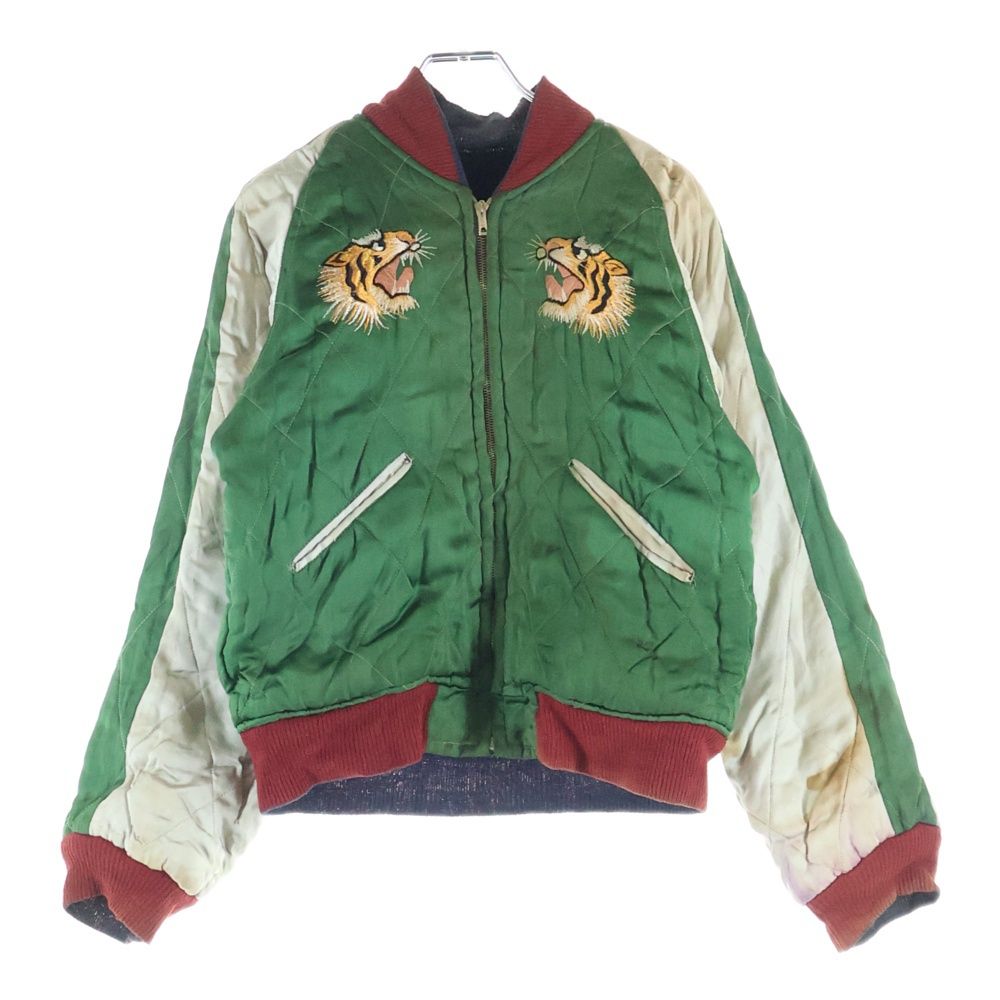 50s〜 Vintage 古着 スーベニア メキシカンジャケット 緑色 VINTAGE (ヴィンテージ) 50S VINTAGE SOUVENIR JACKET JAPAN ミツワZIP