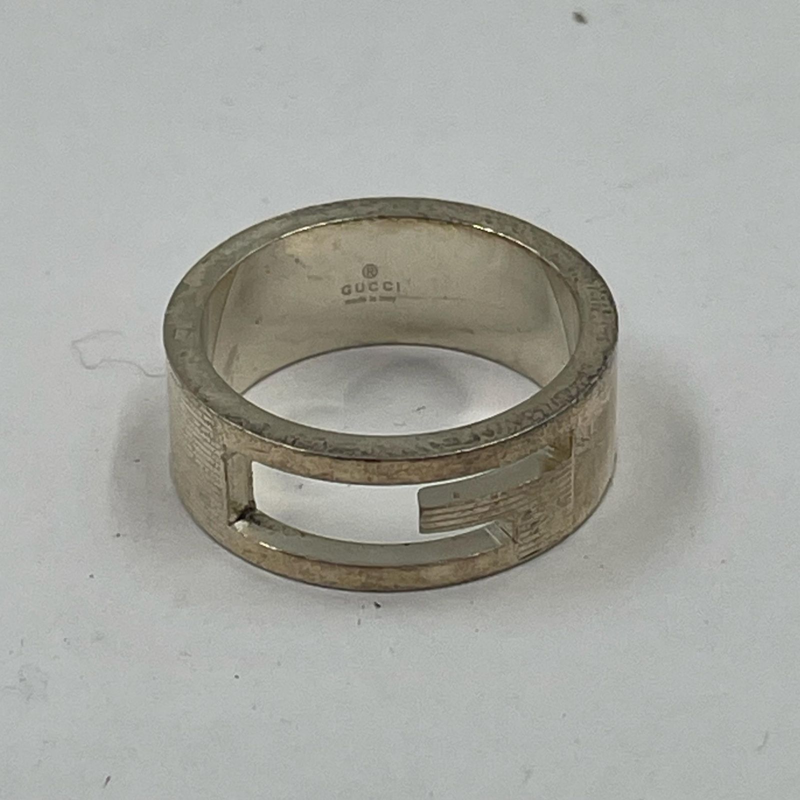 GUCCI グッチ SV925 Gリング・指輪 シルバー925 中古 - メルカリ