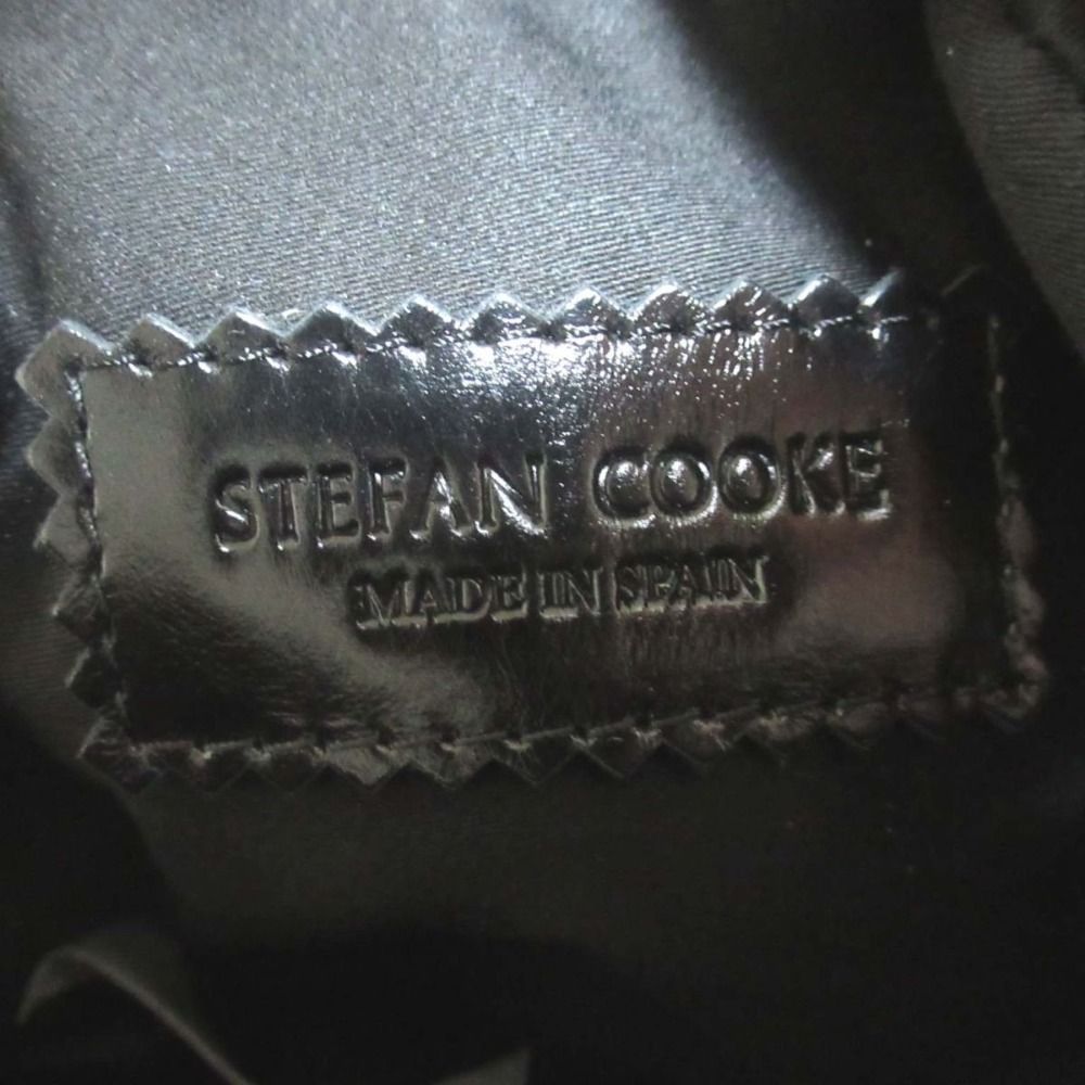 新品同様 21AW STEFAN COOKE ステファンクック ダイアモンドパターン ムートン ショルダーバッグ ポシェット ホワイト×ダークブラウン メンズ レディース 古着 中古 USED 新品同様 21AW STEFAN COOKE ステファンクック ダイアモンドパターン