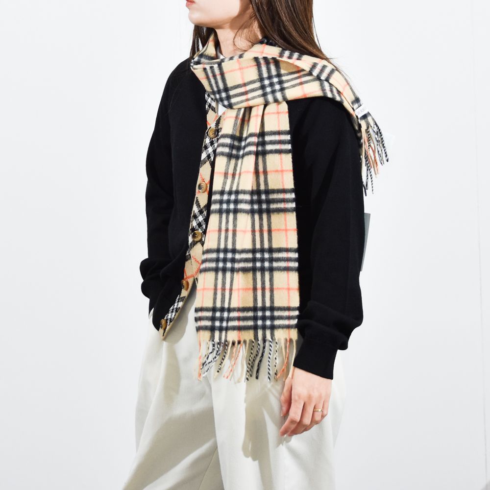 BURBERRY KIDS カシミアマフラー 8089369 B9368 バーバリー - メルカリ