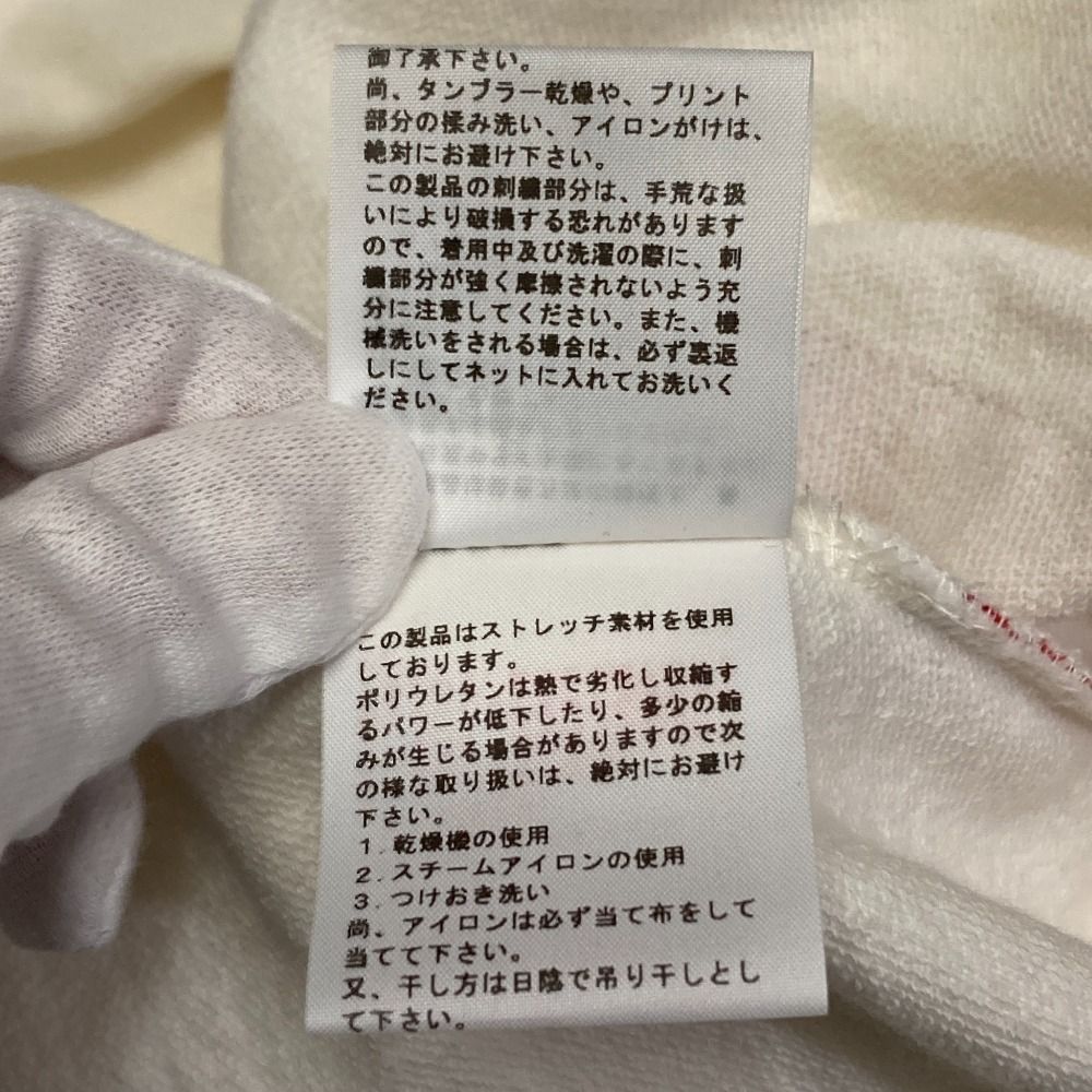 良品 PINK HOUSE ピンクハウス パッチワーク スウェット パーカー Mサイズ アイボリー レディース 古着 中古 USED 良品 PINK HOUSE ピンクハウス パッチワーク スウェット パーカー M