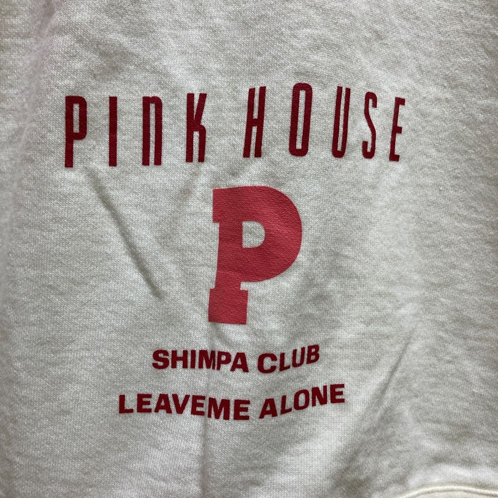 良品 PINK HOUSE ピンクハウス パッチワーク スウェット パーカー M