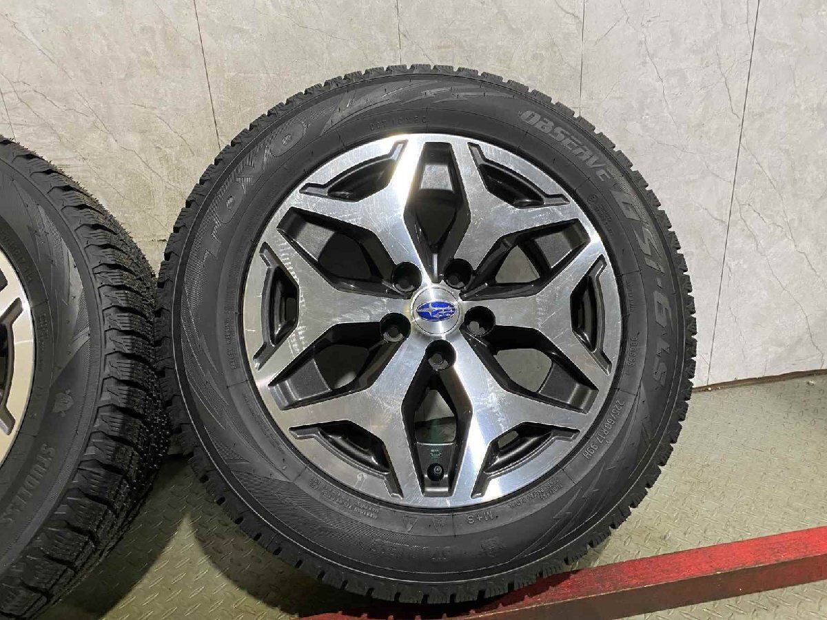 新品 25年 バランス済【TY Gsi-6 LS 225/60R17】スタッドレス【SUBARU 