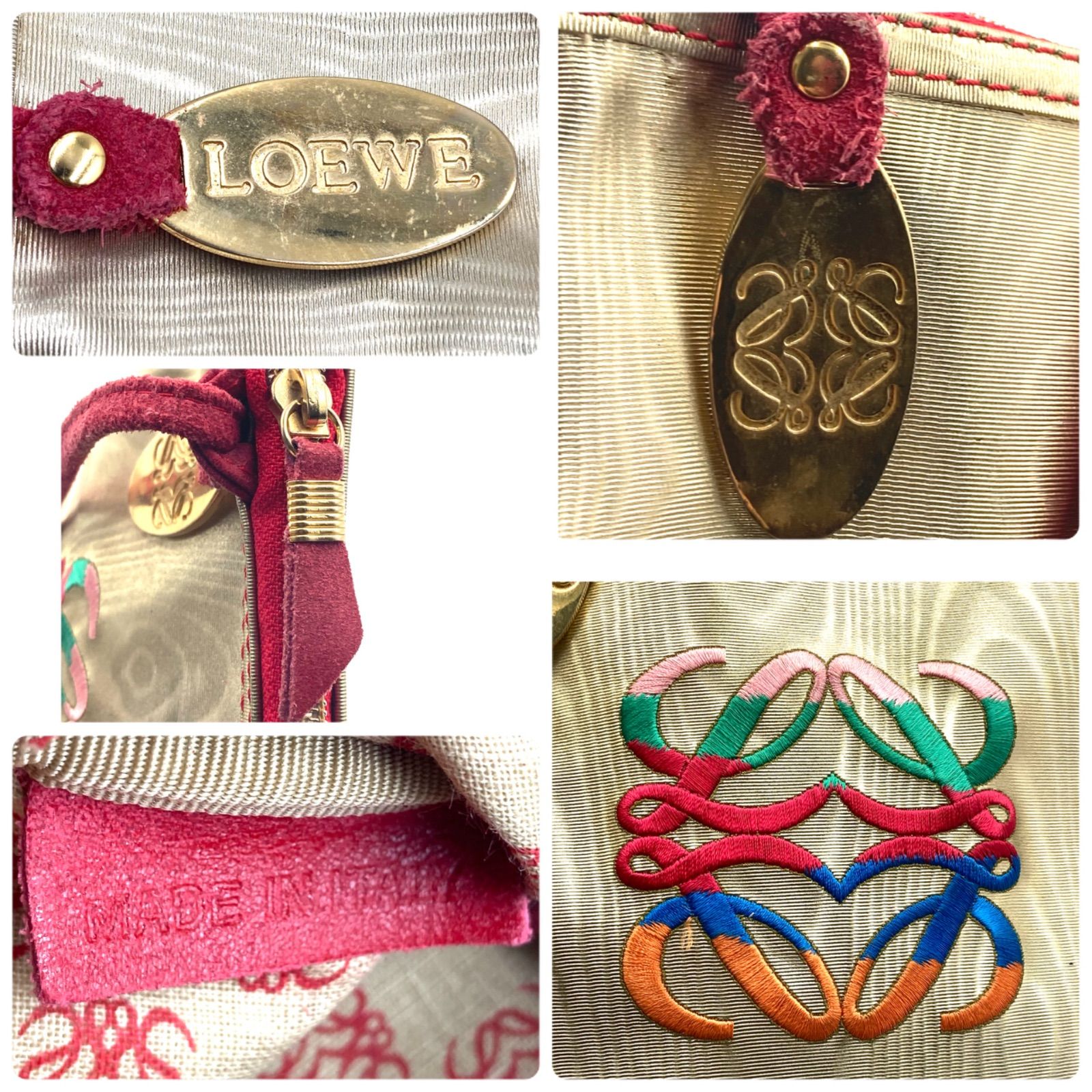 LOEWE ロエベ レインボービッグアナグラム ポシェット ショルダー 