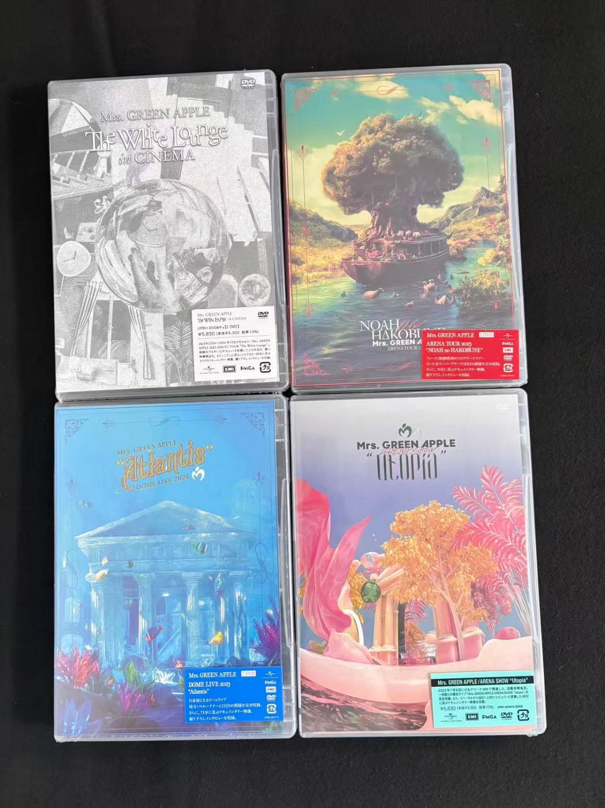 未開封 Mrs. GREEN APPLE 通常盤 DVD 4本セット - メルカリ 未開封 Mrs. GREEN APPLE 通常盤 DVD 4本セット - メルカリ