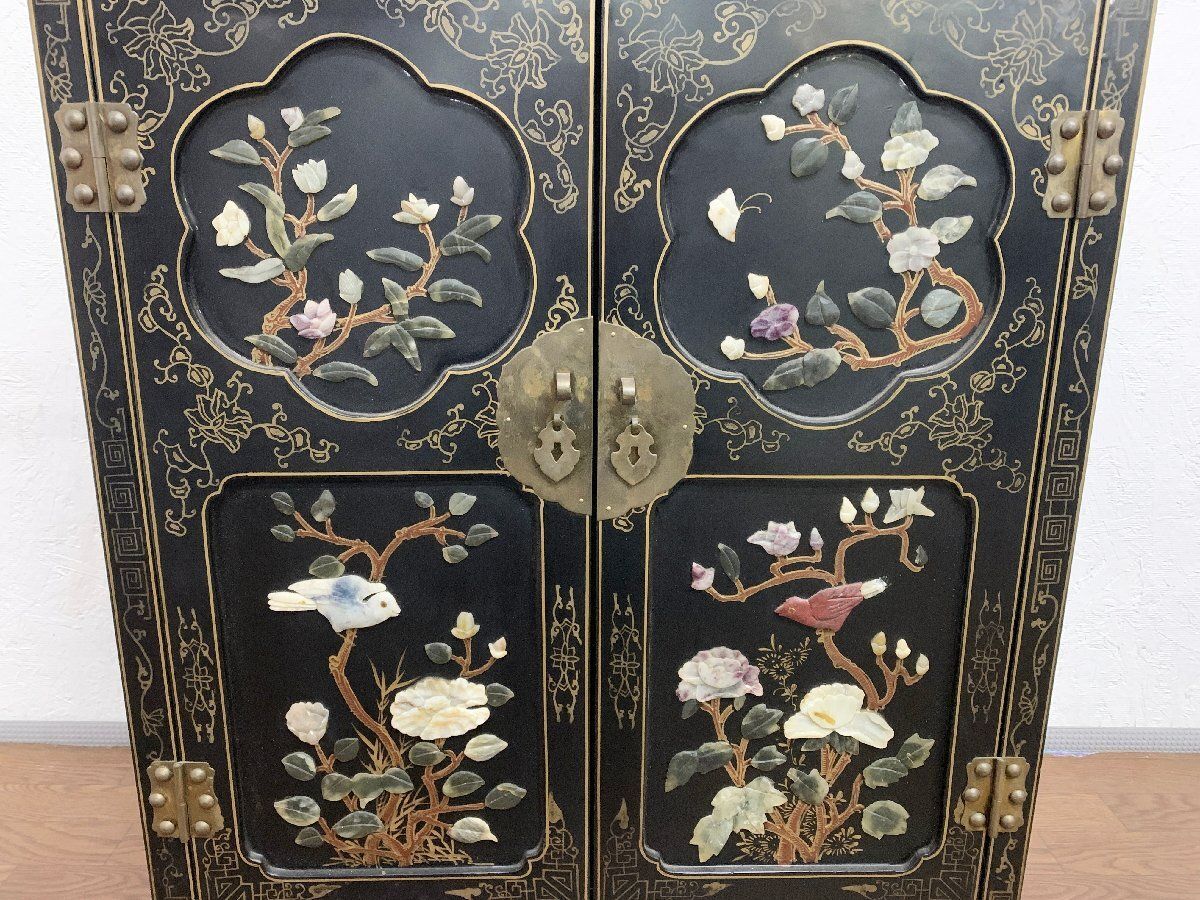中国美術 貝細工 チェスト