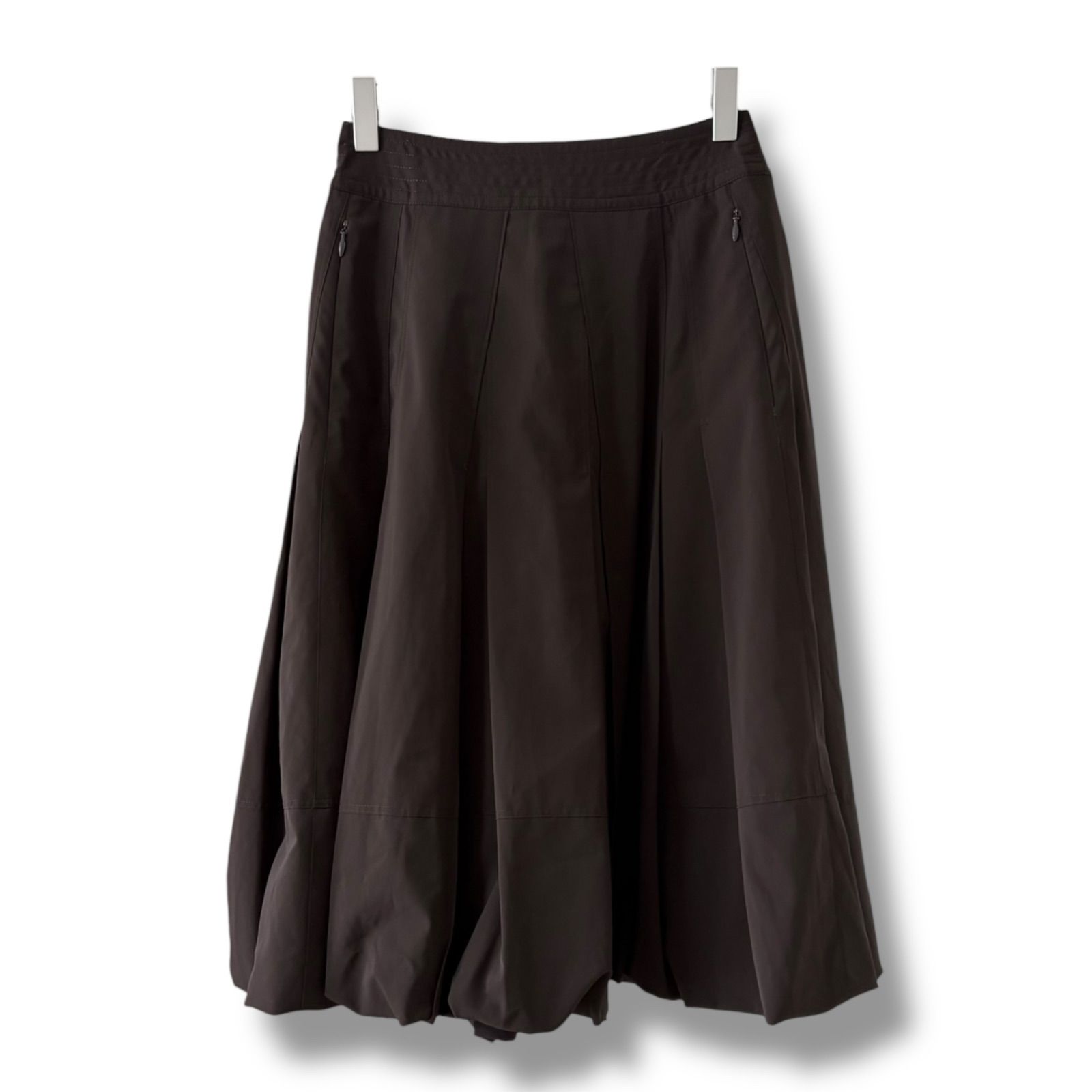 FOXEY NEW YORK フォクシーニューヨーク ブラウン フレアスカート 