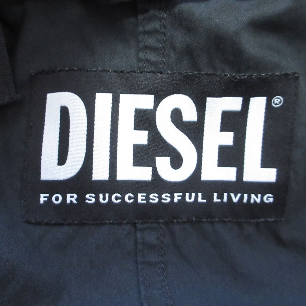 良品 DIESEL ディーゼル G-FEBE スタンドカラー ダブルジップ コットン