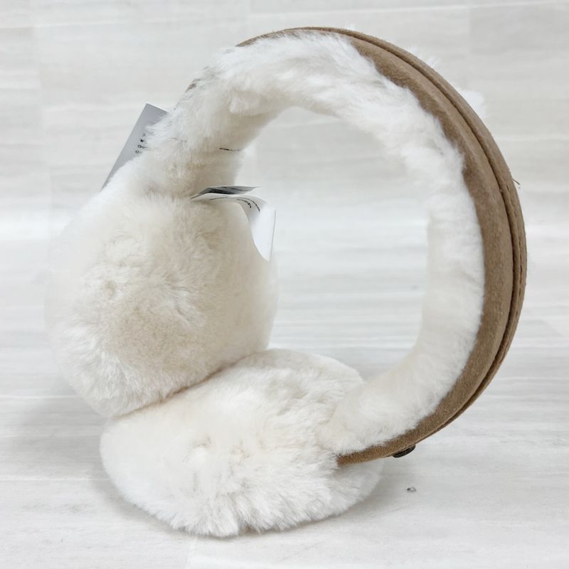 新品】 UGG アグ イヤーマフラー イヤマフ シープスキン ベージュ系