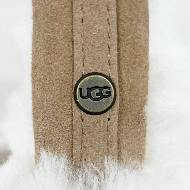 新品】 UGG アグ イヤーマフラー イヤマフ シープスキン ベージュ系