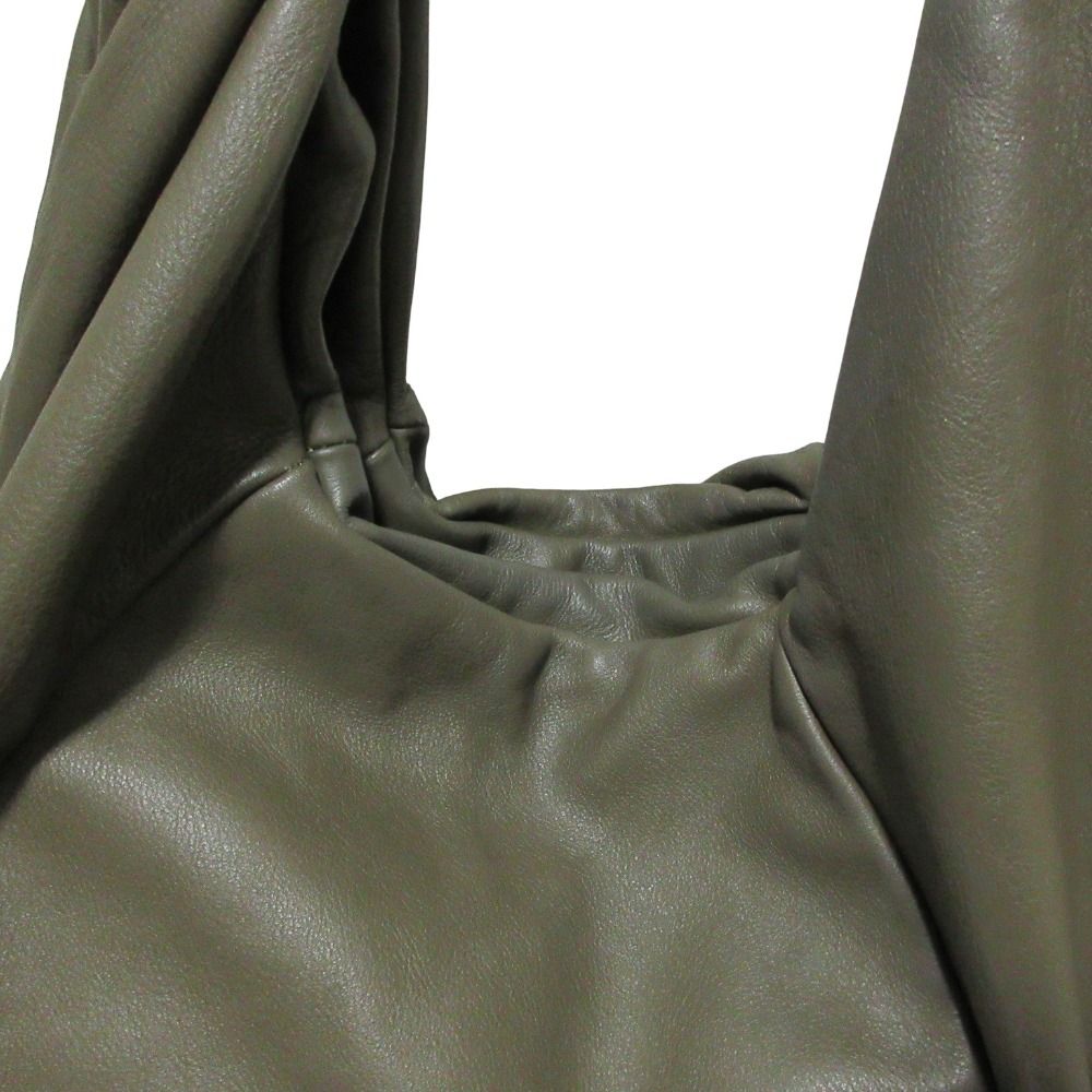 良品 RIPANI リパーニ レザー ワンショルダーバッグ ハンドバッグ カーキ レディース 古着 中古 USED RIPANI - 良品 RIPANI リパーニ レザー ワンショルダーバッグ