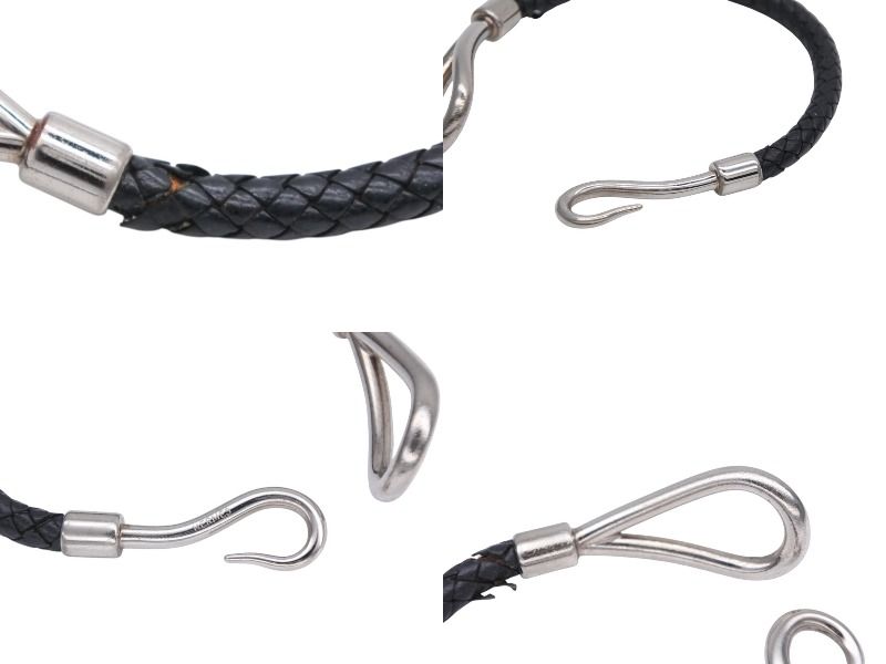 HERMES エルメス Jumbo H ジャンボブレスレット アクセサリー レザー