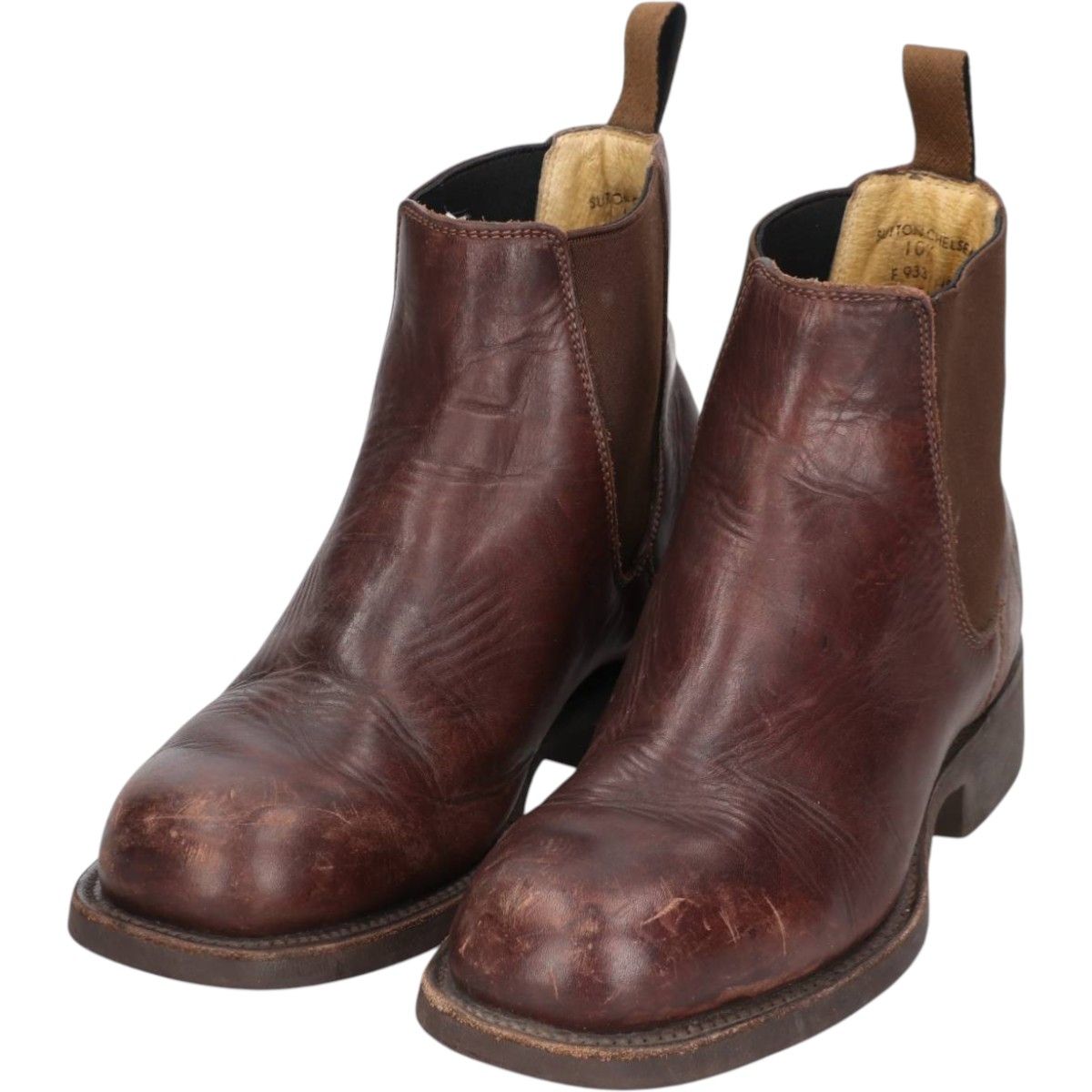 極美品 FRYE フライ サイドゴア スエードレザー ショート ブーツ 26.5