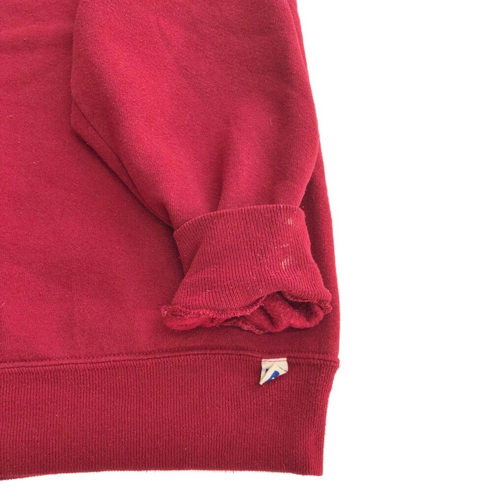 90年代 USA製 RUSSELL ATHLETIC ラッセル 無地スウェット レッド(メンズ XL)中古 古着 X6334 90年代 USA製 RUSSELL ATHLETIC ラッセル 無地スウェット レッド