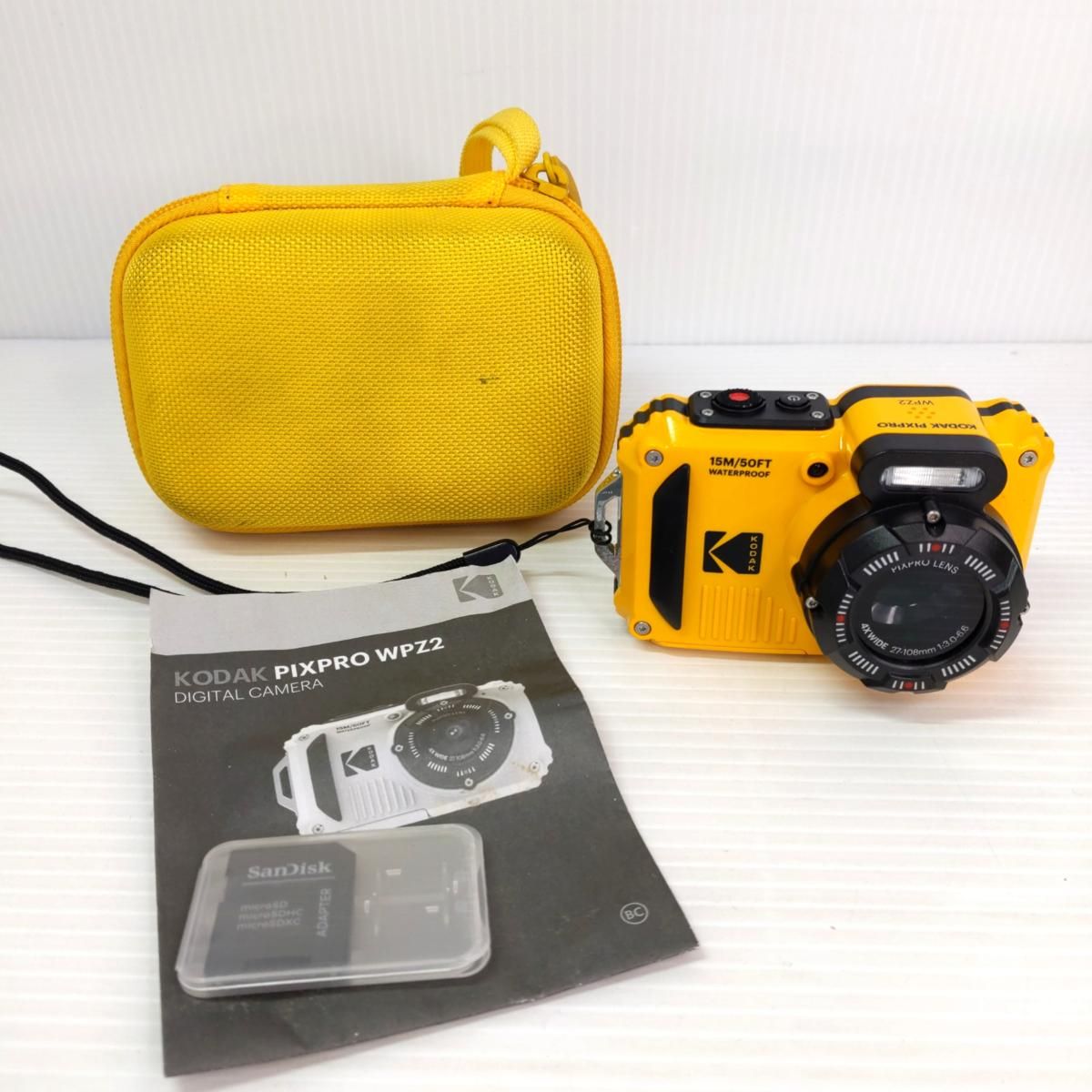 中古品】Kodak コダック PIXPRO WPZ2 防水コンパクトデジタルカメラ〇 