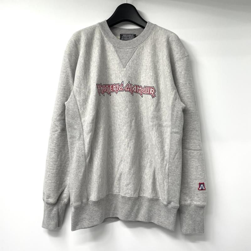 中古】HYSTERIC GLAMOUR MAIDEN LOGO刺繍 スウェット サイズM グレー