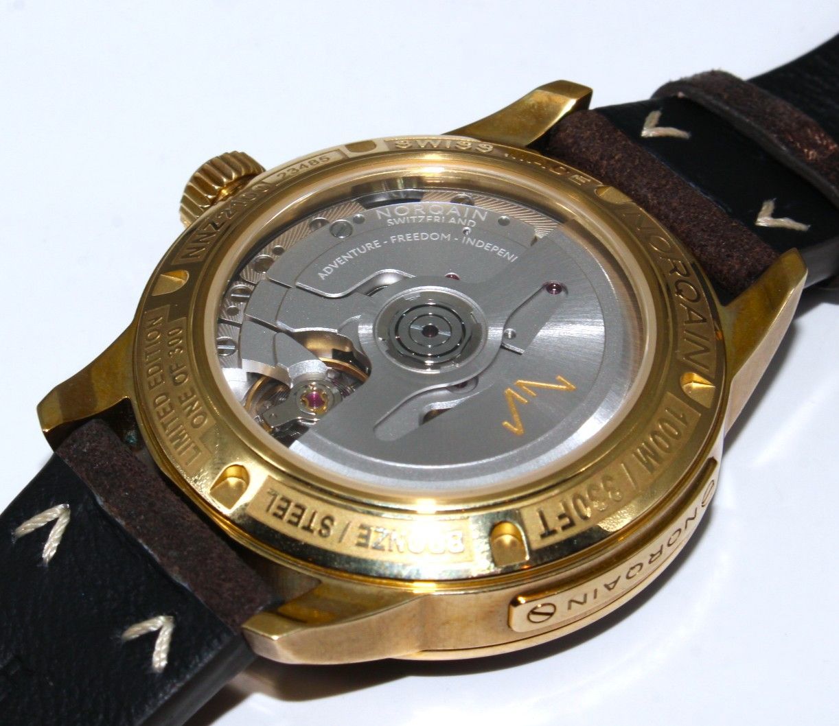  VRW-1694 時計 NORQAIN ノルケイン NNZ2100ZG フリーダム 60 GMT リミテッドエディション 世界 300本 メンズ 自動巻き 韓国風 自動巻き時計 腕時計(アナログ)