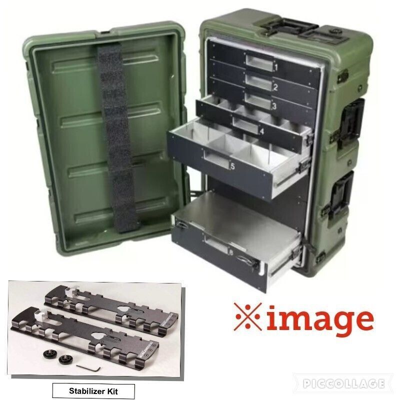 米軍放出品ペリカン　メディカルケース ◎ ラスト【米軍放出品】PELICAN/ペリカン 8ドロワーメディカルケース
