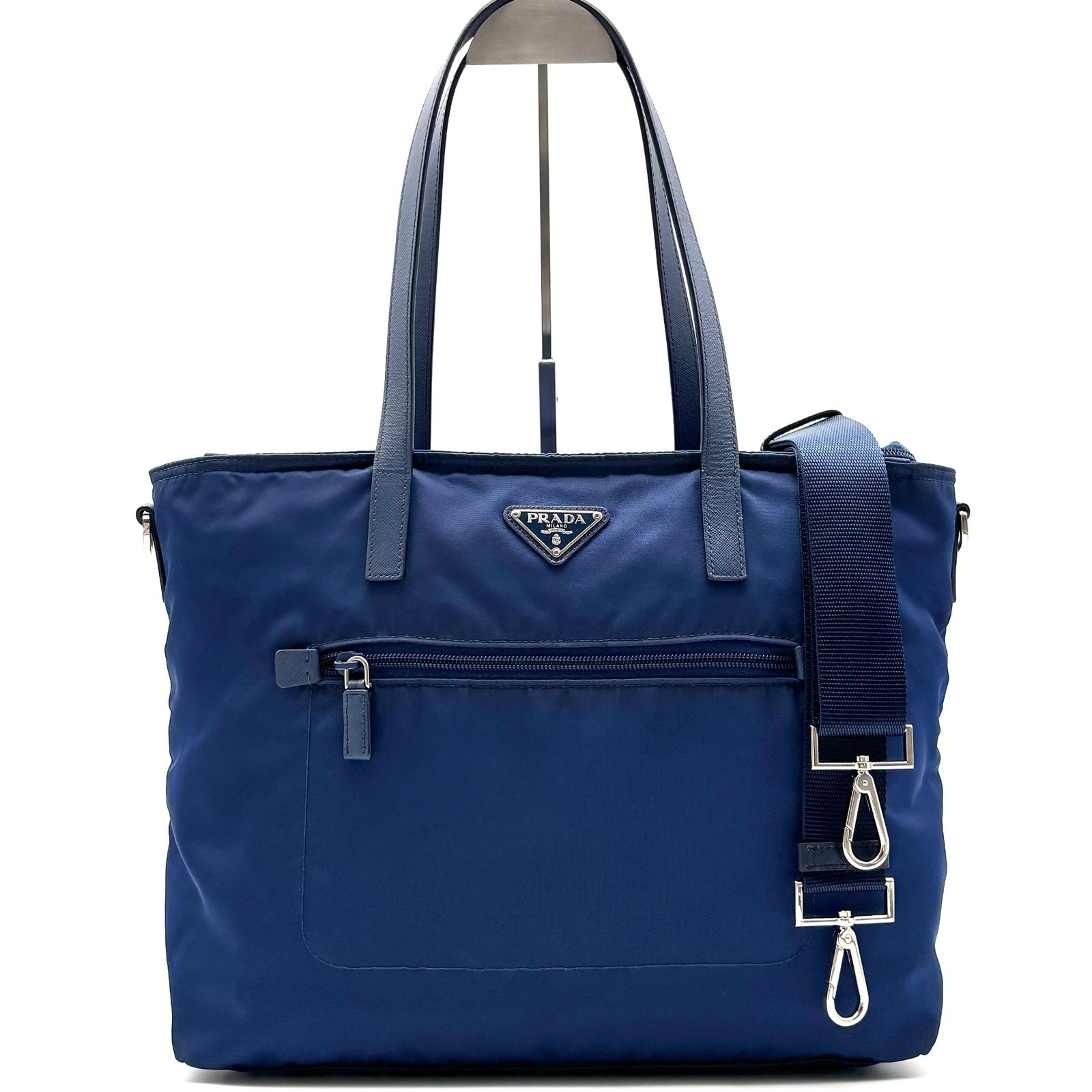 美品 PRADA プラダ テスート ナイロン サフィアーノ レザー 美品 PRADA プラダ テスート ナイロン サフィアーノ レザー