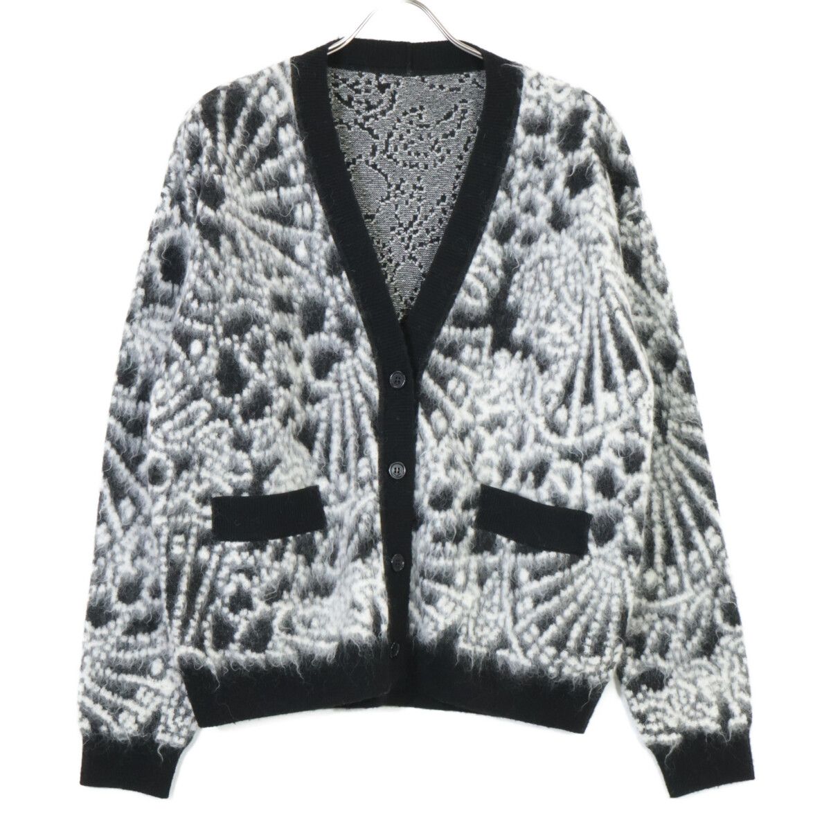 SAINT LAURENT PARIS サンローランパリ 19年 609309 ﾌﾞﾗｯｸ×ﾎﾜｲﾄ