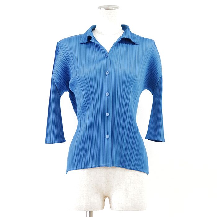 SALE【美品】PLEATS PLEASE プリーツプリーズ 長袖シャツ サイズ 3 